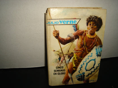 26- Julio Verne - Cinco Semanas En Globo - Editorial Molino, 1959