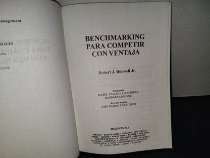 196- Benchmarking Para Competir Con Ventaja - Robert J. Boxwell Jr.