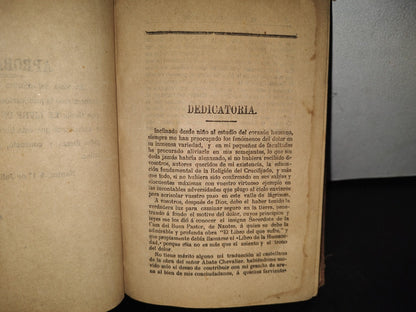 93- Libro Religioso. El Libro Del Que Sufre - 1879