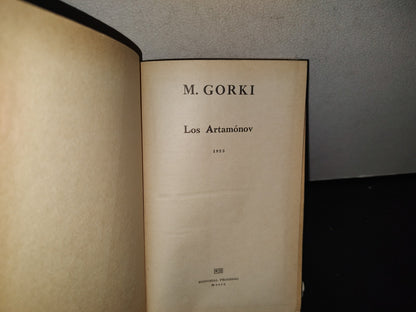 89- Los Artamónov 1925 - M. Gorki - Editorial Progreso, Moscú - 70'S
