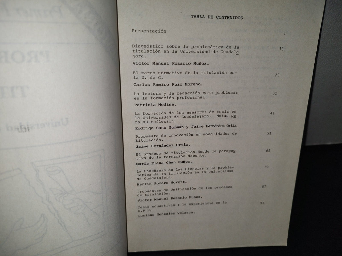 18- Primer Foro De Análisis Sobre La Problemática De La Titulación En La Universidad De Guadalajara