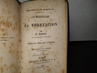 65- Las Maravillas De La Vegetación - F. Marion - 1873