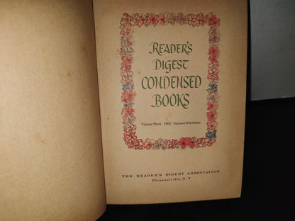 68- Reader'S Digest. Condensed Books. Volume Three, 1962 - The Tuntsa - Teppo Turen
