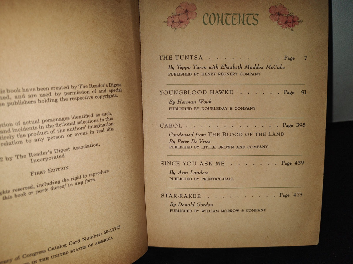 68- Reader'S Digest. Condensed Books. Volume Three, 1962 - The Tuntsa - Teppo Turen