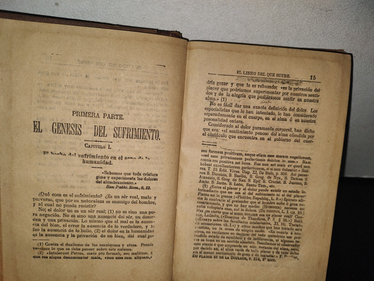 93- Libro Religioso. El Libro Del Que Sufre - 1879