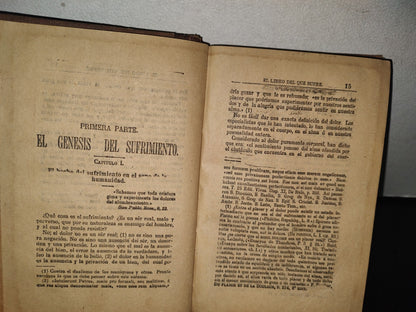 93- Libro Religioso. El Libro Del Que Sufre - 1879