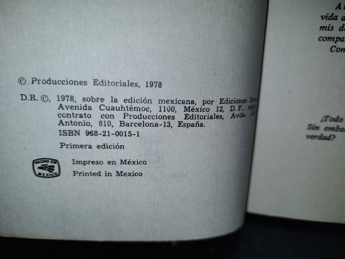 63- El Triángulo De Los Dioses - J. A. Lamich - Primera Edición 1978