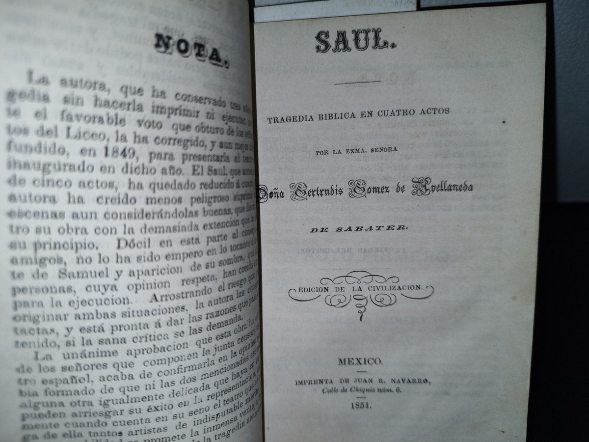 59- La Rueda De La Fortuna / Saúl / El Palacio De Medrano / - Tomás Rodríguez Rubí - 1851