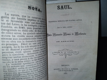59- La Rueda De La Fortuna / Saúl / El Palacio De Medrano / - Tomás Rodríguez Rubí - 1851