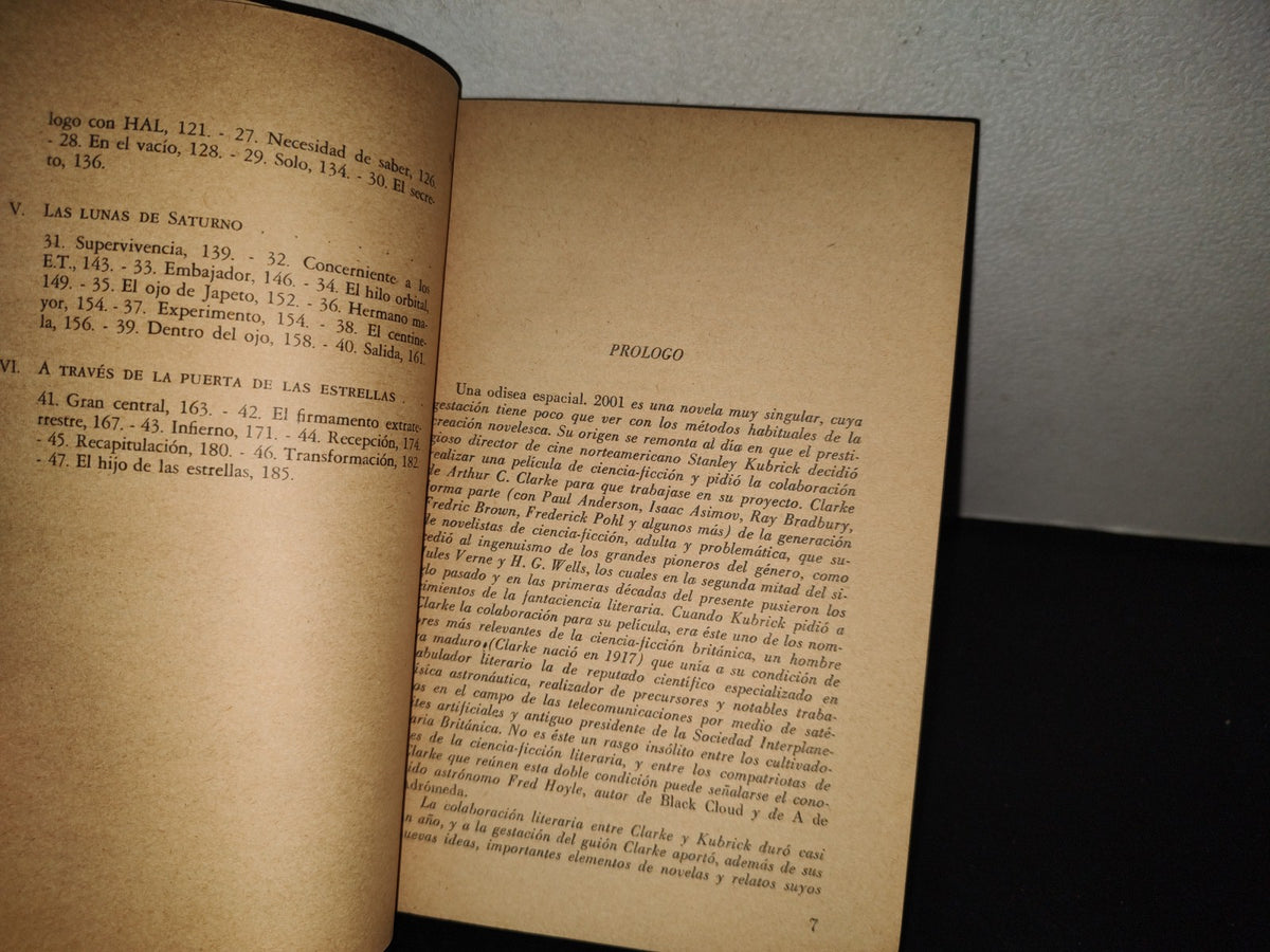 202- Una Odisea Espacial 2001 - Arthur C. Clarke - Biblioteca Básica Salvat 52 - 1971