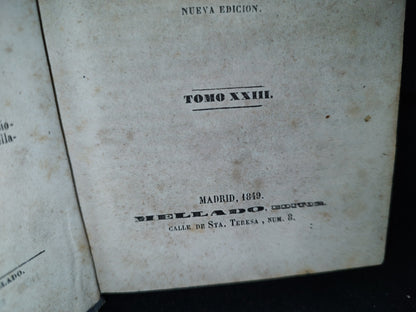60- Historia Universal - César Cantú - Tomo XXIII. Mellado, Editor - Madrid 1849