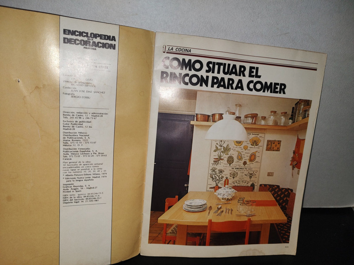 93- Fascículo Enciclopedia De La Decoración Práctica No. 42 - 1981