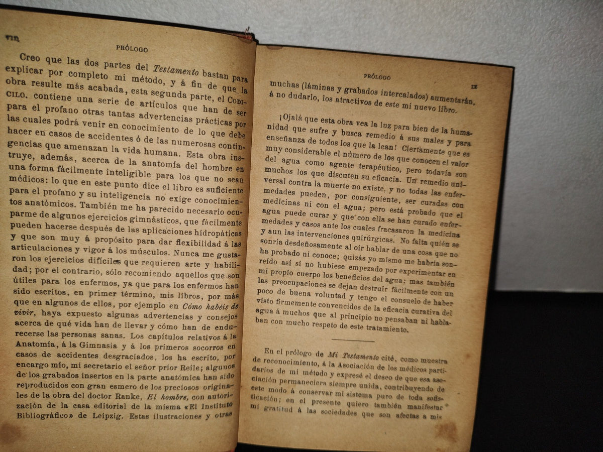 188- Codicilo A Mi Testamento Para Sanos Y Enfermos - Monseñor Sebastián Kneipp - 1896