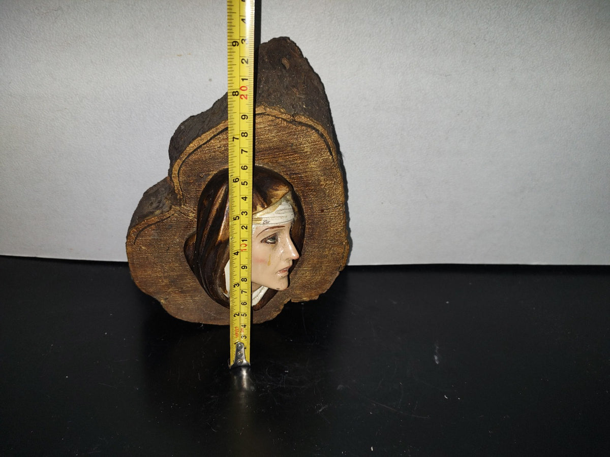 A1- Escultura, Rostro De La Virgen Dolorosa - 70'S, 80'S