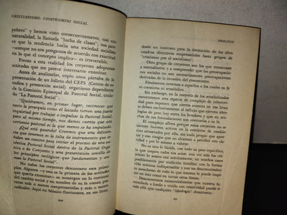 143- Cristianismo. Compromiso Social - Antonio Prida Barrios - Librería Parroquial - 1A. Ed. 1982