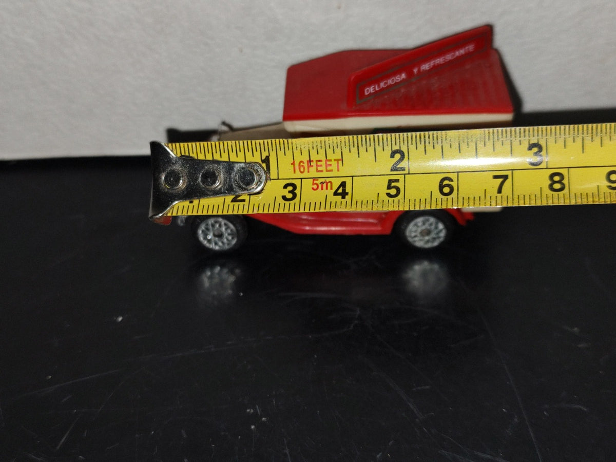 A6- Camioncito Coca Cola Vintage. Rojo Y Beige - 90's