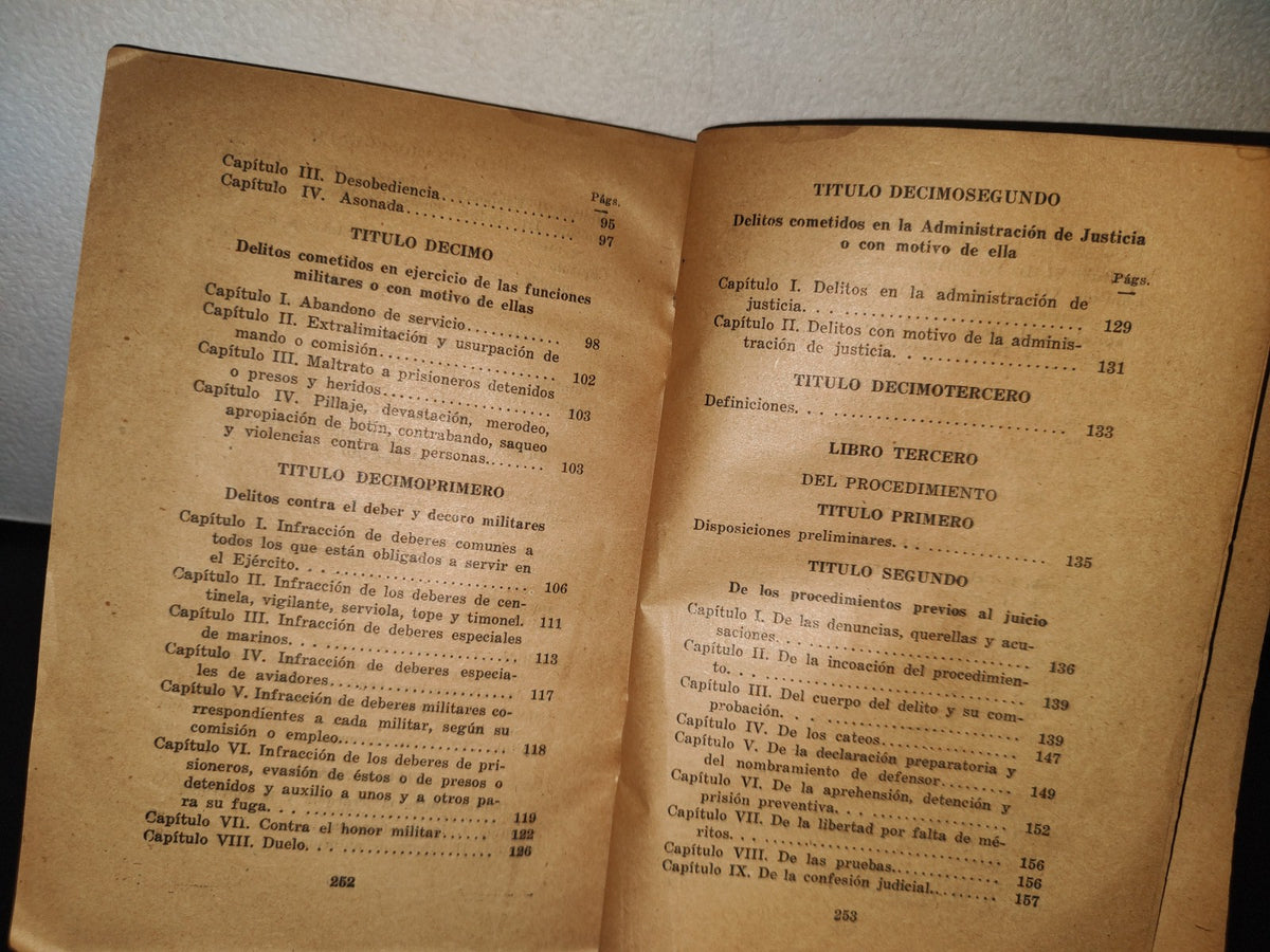 92- Antiguo Código De Justicia Militar - Librería Militar Marte, México, D. F. - 1934