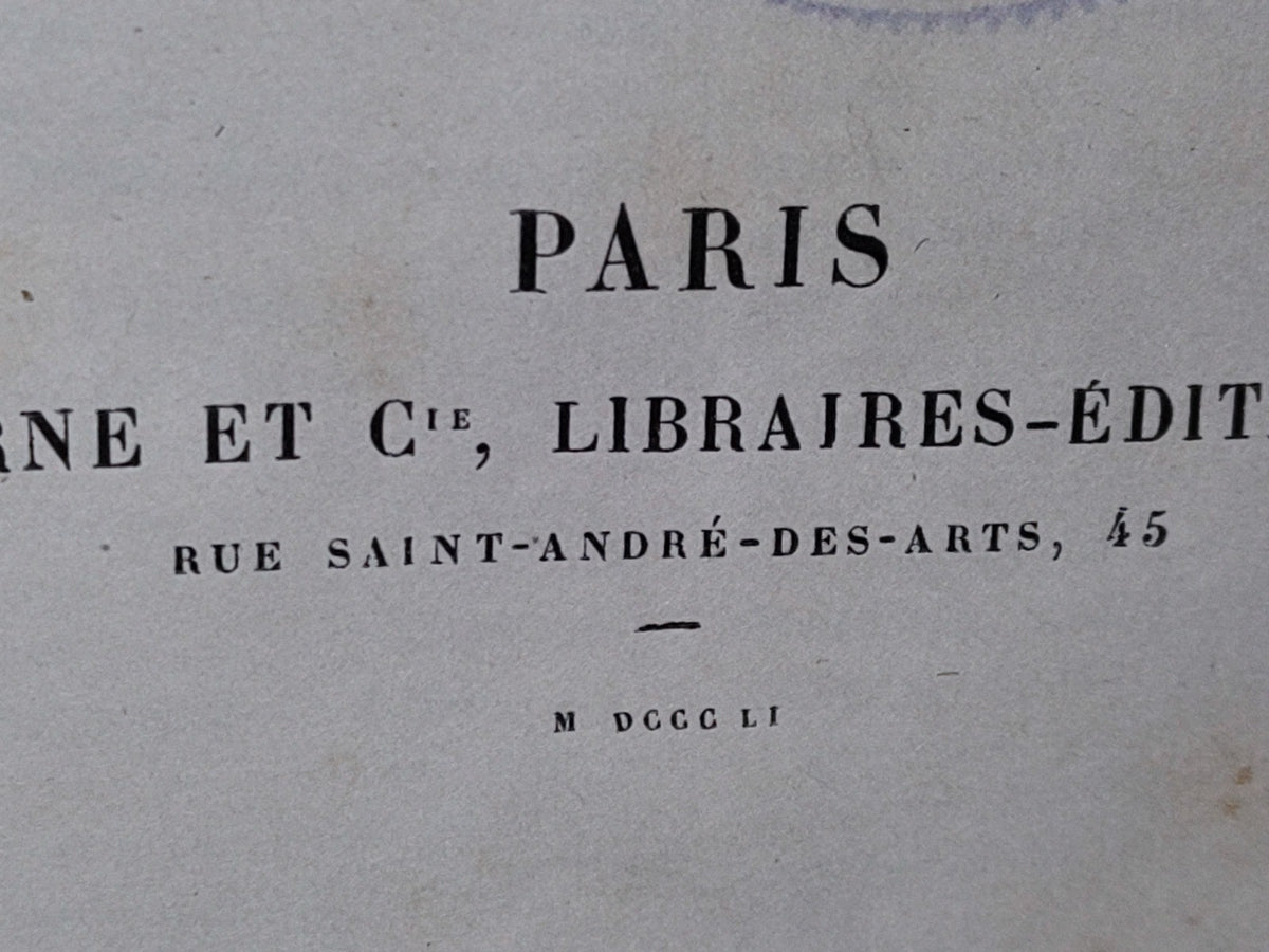 59- Obras Completas De Molière: ŒUvres Complètes De Molière. Par Auger. - Paris, Furne Et Cie. Libraires Éditeurs - 1851