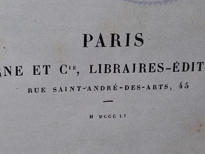 59- Obras Completas De Molière: ŒUvres Complètes De Molière. Par Auger. - Paris, Furne Et Cie. Libraires Éditeurs - 1851