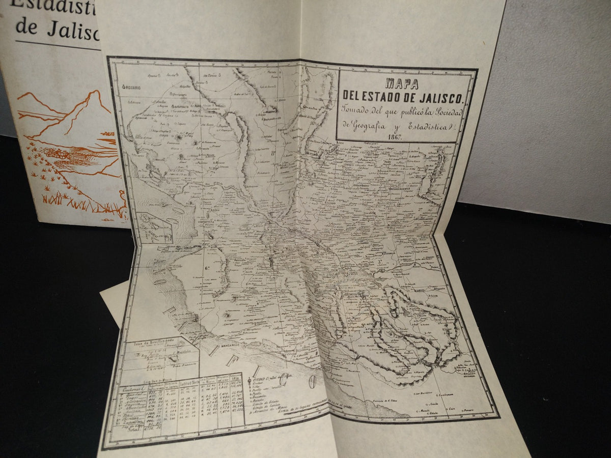 92- Estadística De Jalisco. Formada Con Vista De Los Mejores Datos Oficiales Y Noticias Ministradas Por Sujetos Idóneos En Los Años 1854 A 1863. Longinos Banda - Colección Historia, Serie Estadísticas Básicas No. 5. Gobierno Del Estado De Jalisco - 1982