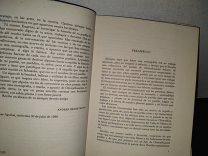 83- Chimalhuacán. Apuntes Históricos - Eugenio Alonso Martínez. Primera Edición 1981 - Firmado
