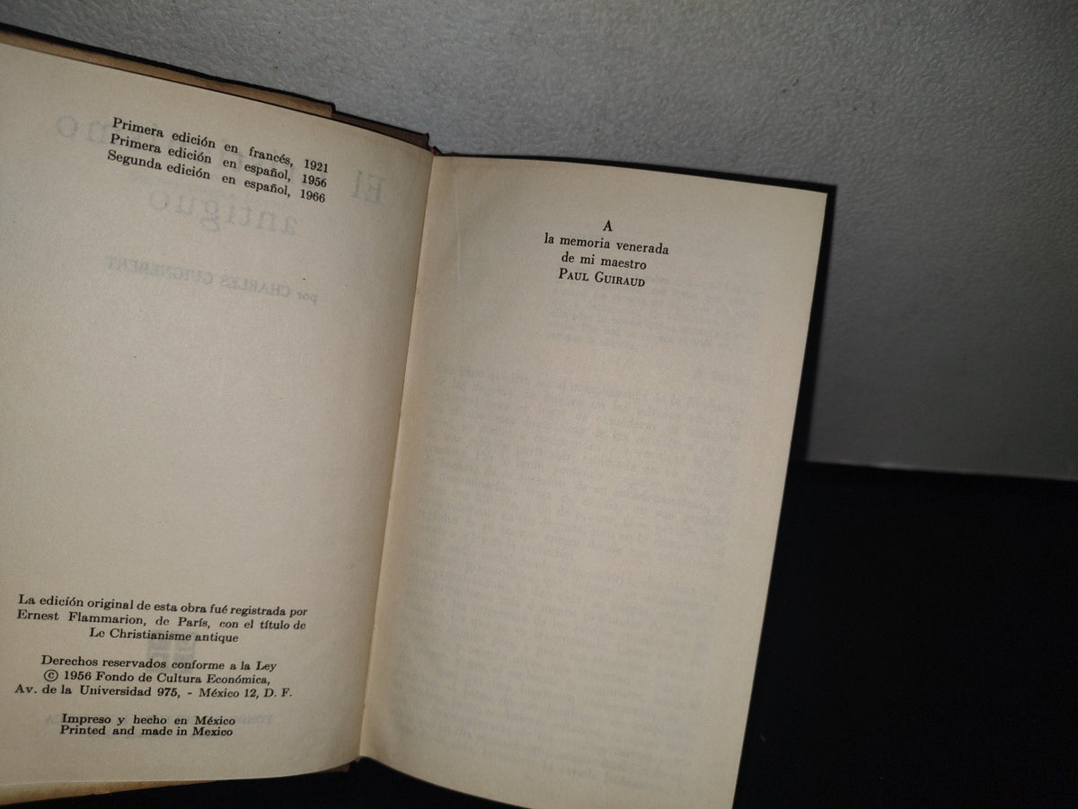 80- El Cristianismo Antiguo: Charles Guignebert - 1966