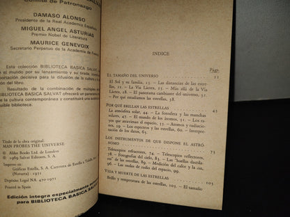 202- Secretos Del Cosmos - Colin A. Román - Biblioteca Básica Salvat 2 - 1971
