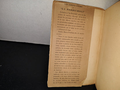101- La Perricholi - Luis Alberto Sánchez - Colección Atalaya. México, 1944