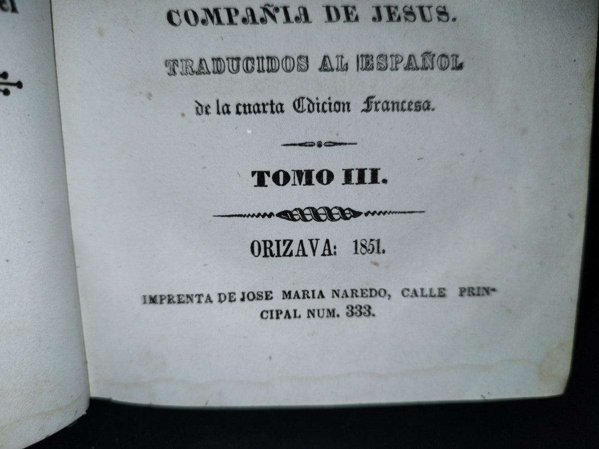 59- Sermones Del Reverendo Padre Nicolás De Mac-Carthy De La Compañía De Jesus. Tomo Iii - 1851