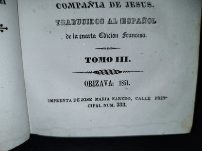 59- Sermones Del Reverendo Padre Nicolás De Mac-Carthy De La Compañía De Jesus. Tomo Iii - 1851