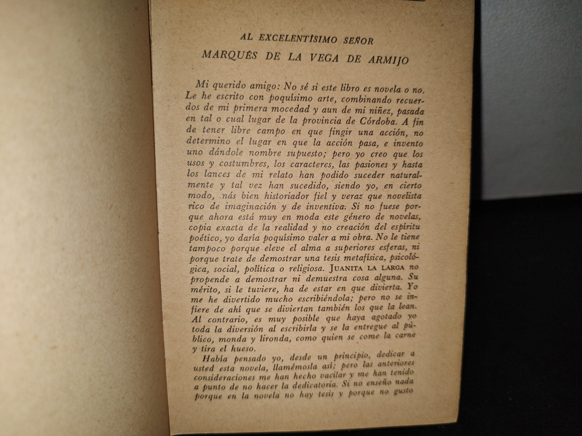 63- Juanita La Larga / Genio Y Figura - Juan Valera - 1946