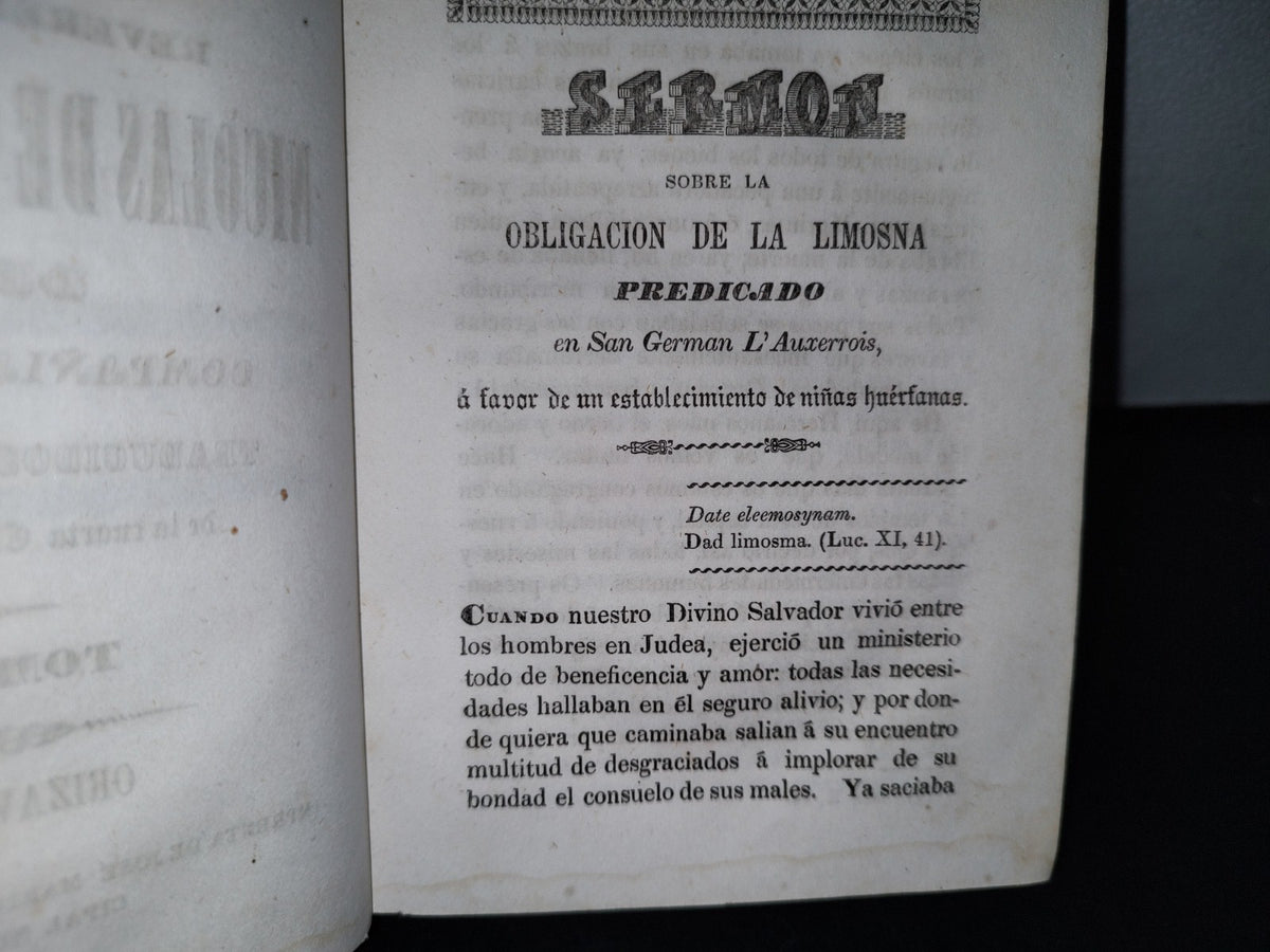 59- Sermones Del Reverendo Padre Nicolás De Mac-Carthy De La Compañía De Jesus. Tomo Iii - 1851