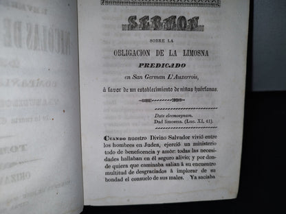 59- Sermones Del Reverendo Padre Nicolás De Mac-Carthy De La Compañía De Jesus. Tomo Iii - 1851