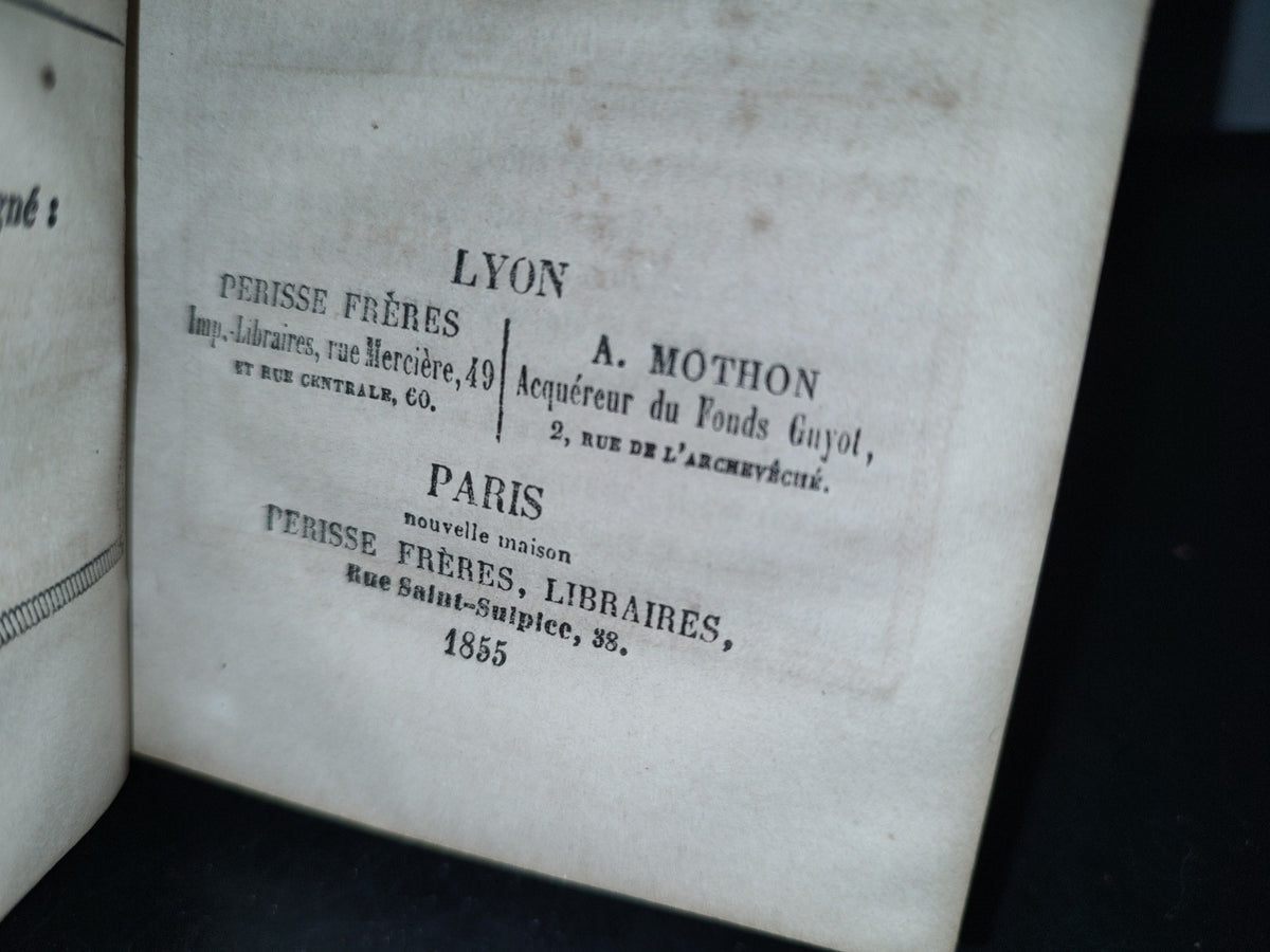 60- Explication Du Mystère De Jésus Au Jardin Des Oliviers. M. Bletton Perisse Frerès Libraires 1855