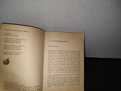 80- El Teatro De Xavier Villaurrutia - Adolf Snaidas - Sepsetentas - Primera Edición 1973