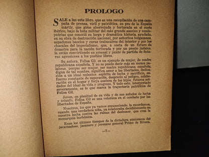 77- ¿Qué Habéis Hecho De España? - Felisa Gil - México D. F., Primera Edición, 1954