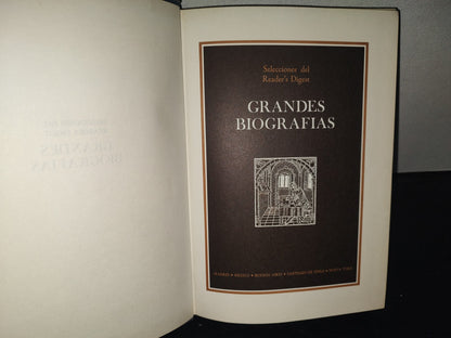 196- Selecciones Del Reader'S Digest. Grandes Biografías. Churchill, Charles Lindbergh... - 1971