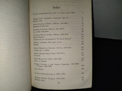 77- Los Clásicos Del Teatro Hispanoamericano - Gerardo Luzuriaga - Tezontle. Fondo De Cultura Económica. Primera Edición 1975
