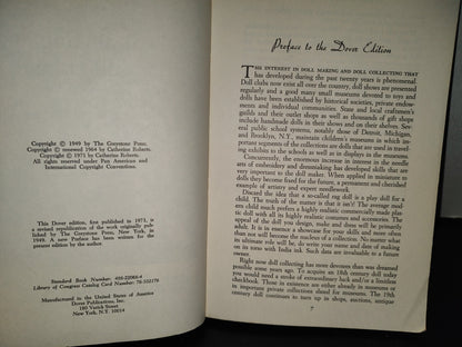 124- Libro De Muñecas. The Complete Book Of Doll Making And Collecting. Catherine Christopher 1971