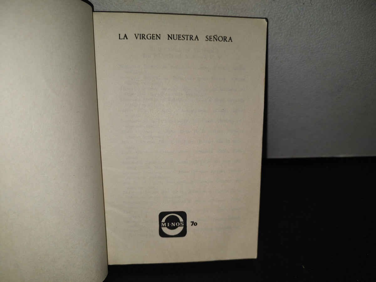 80- La Virgen Nuestra Señora. La Fidelidad En La Vocación - Federico Suárez - 1983