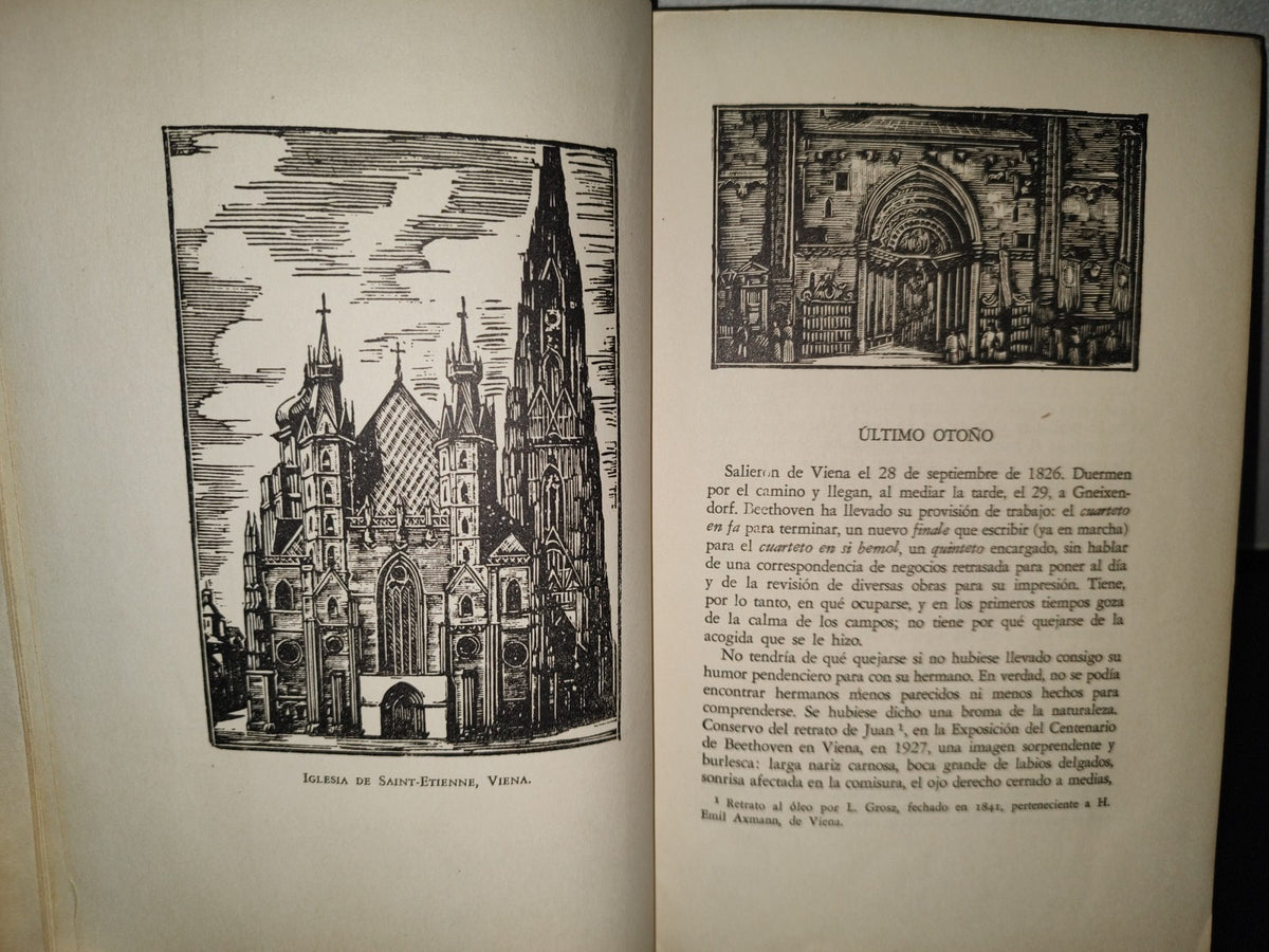 151- Beethoven. Las Grandes Épocas Creadoras. La Catedral Interrumpida - Romain Rolland - 1952