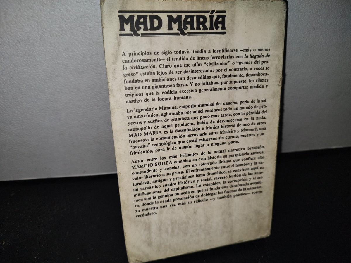 66- Mad María - Marcio Souza - Primera Edición 1981