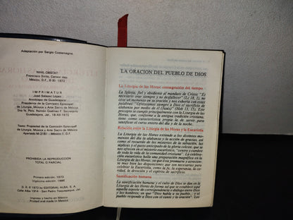 101- Liturgia De Las Horas Del Pueblo. Laudes, Vísperas Y Completas - Editorial Alba, S. A. De C. V., 1986