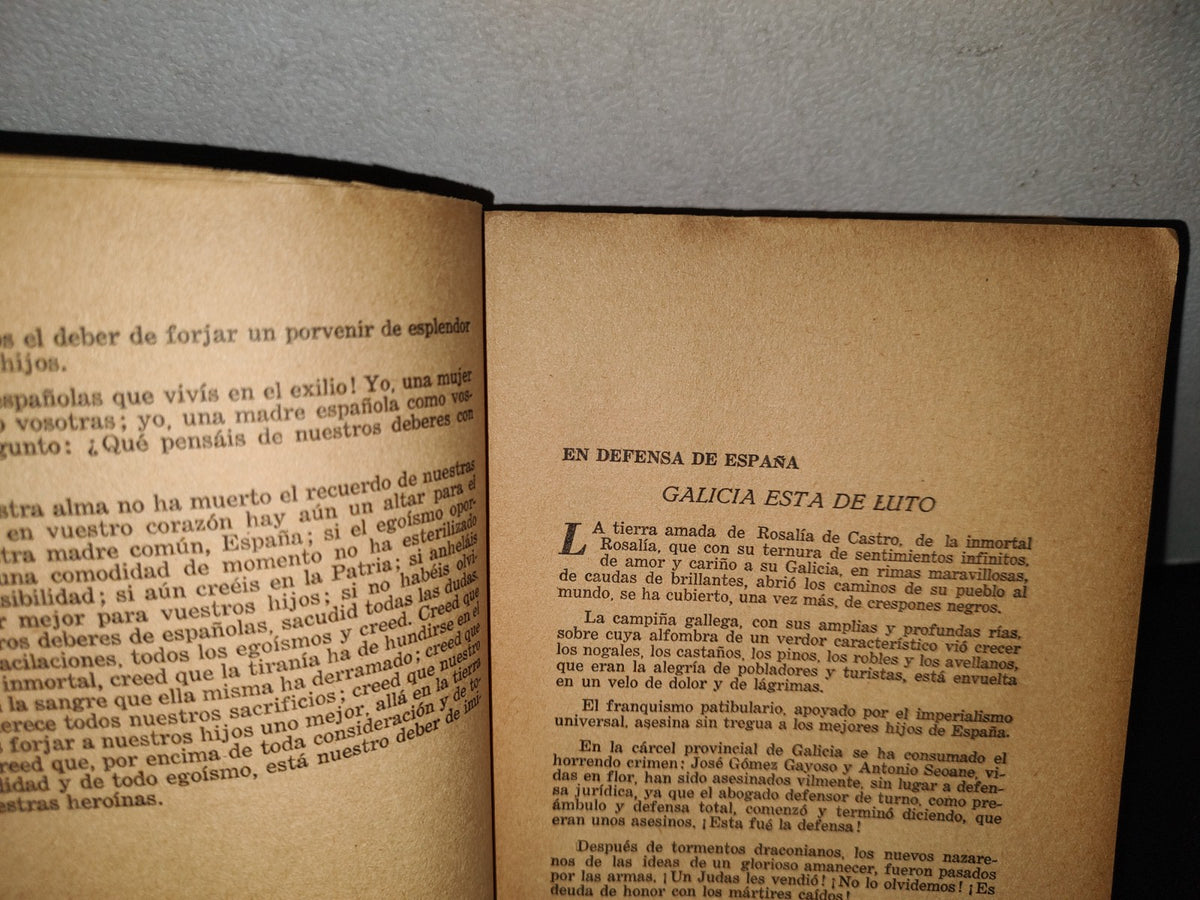 77- ¿Qué Habéis Hecho De España? - Felisa Gil - México D. F., Primera Edición, 1954