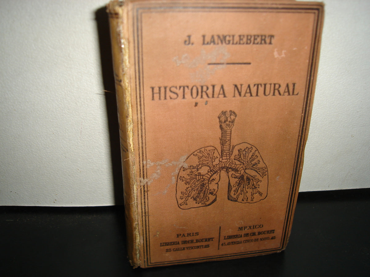 167- Historia Natural - J. Langlebert - 1924
