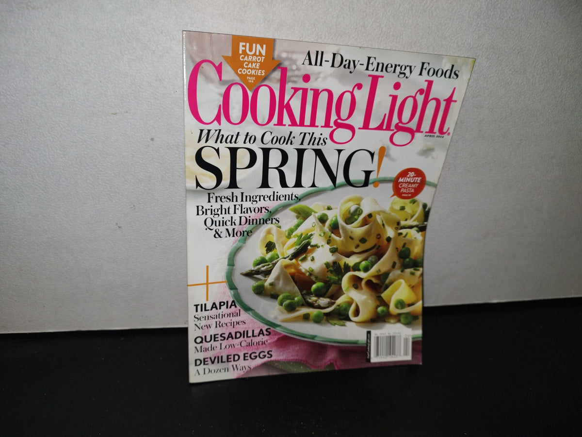93- Cooking Light Magazine. Tilapia, Quesadillas... - April 2014