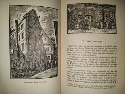 151- Beethoven. Las Grandes Épocas Creadoras. La Catedral Interrumpida - Romain Rolland - 1952