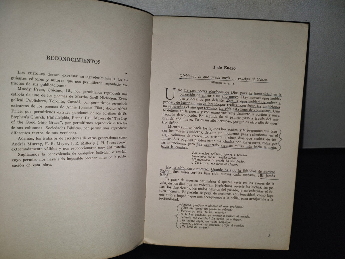85- Manantiales En El Desierto. Tomo 2. Compendio De Los Archivos De Recortes Y Escritos Inéditos De La Señora De Charles E. Cowman- 1970 Por Cowman Publishing Company, Inc.