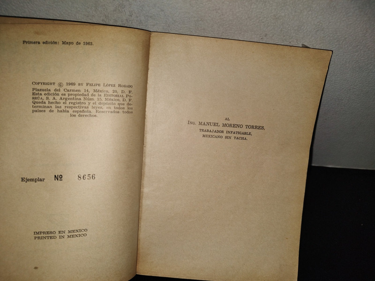 202- La Juventud Y La Patria - Felipe López Rosado - Editorial Porrúa, S. A. - 1969