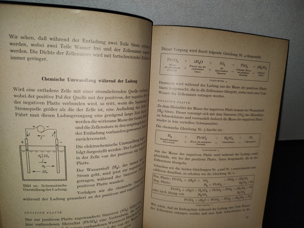 57- Alemán. Der Blei-Akkumulator. Praxis Und Theorie - Wilhelm Garten - 1958